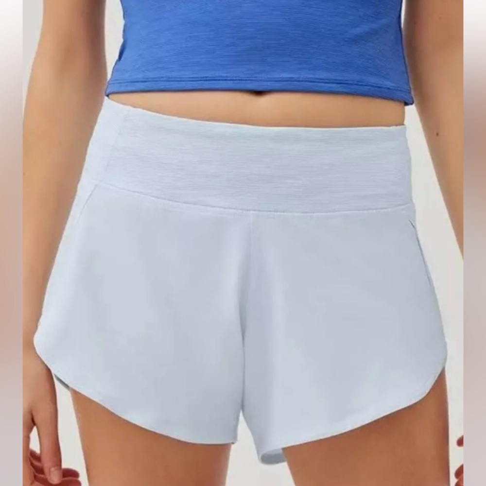 Outdoor Voices Hudson Exercise shorts in color Ice Melt. Size XS. 4” inseam.